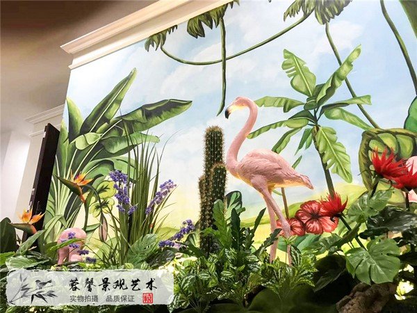 冬季仿真植物