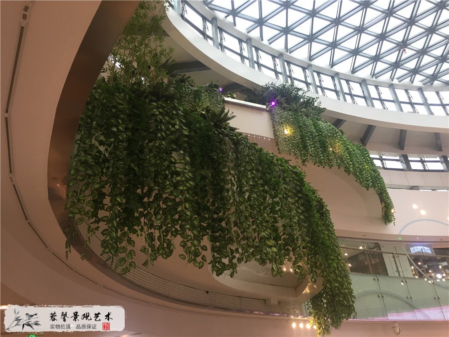 成都蓉馨仿真植物大悦城整体绿植软装